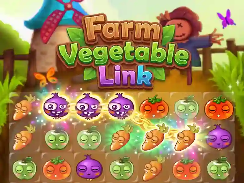 Farm Vegetable Link — free online game