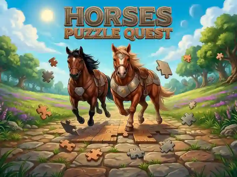 Horses Puzzle Quest — free online game