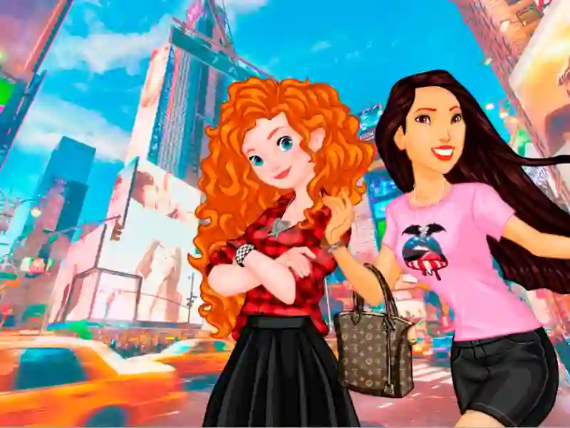 Princesses Visit New York — free online game