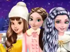 Lojë Princesses Go Ice Skating në internet