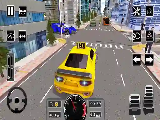 Modern City Taxi Car Simulator — free online game