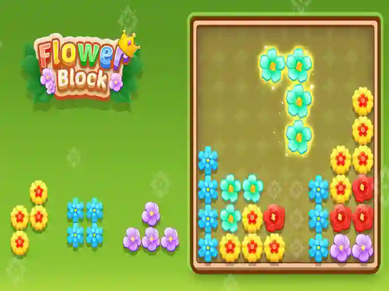 Flower Block — free online game