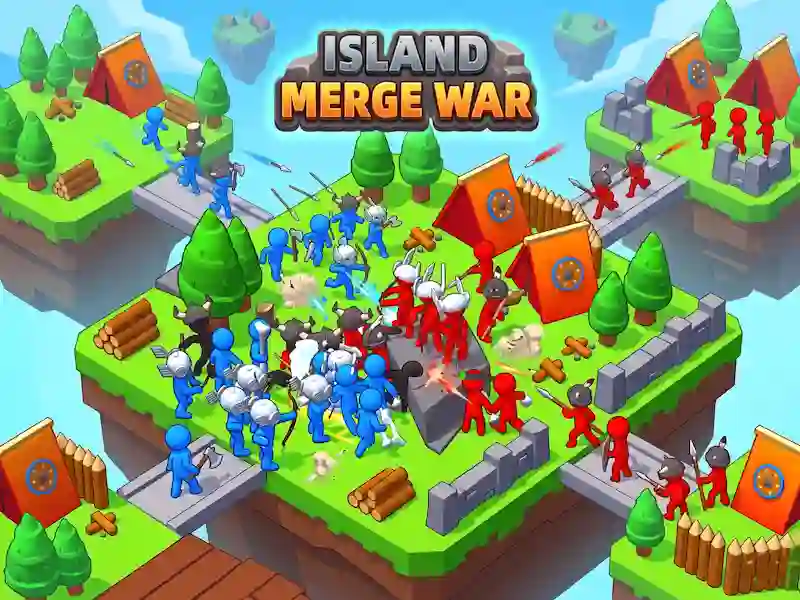 Island Merge war — free online game