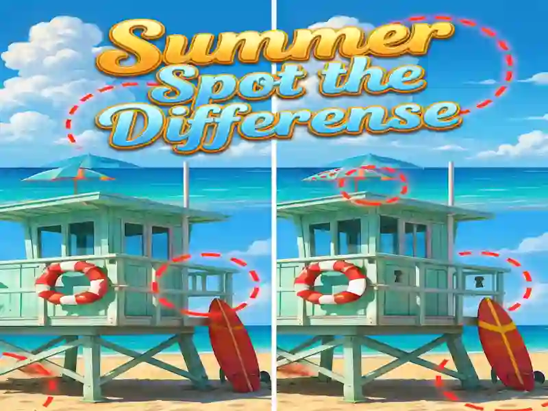 Summer Spot the Differense — free online game