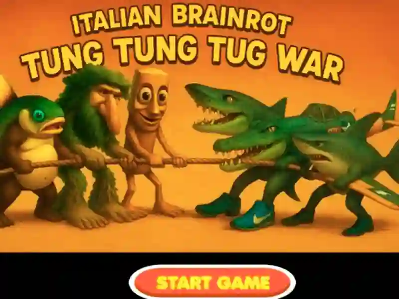 Italian Brainrot Tung Tung Tug War — free online game