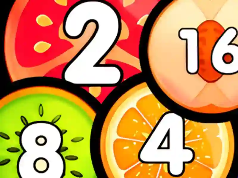 Merge Balls Shooter 2048 Connect Fruits — free online game