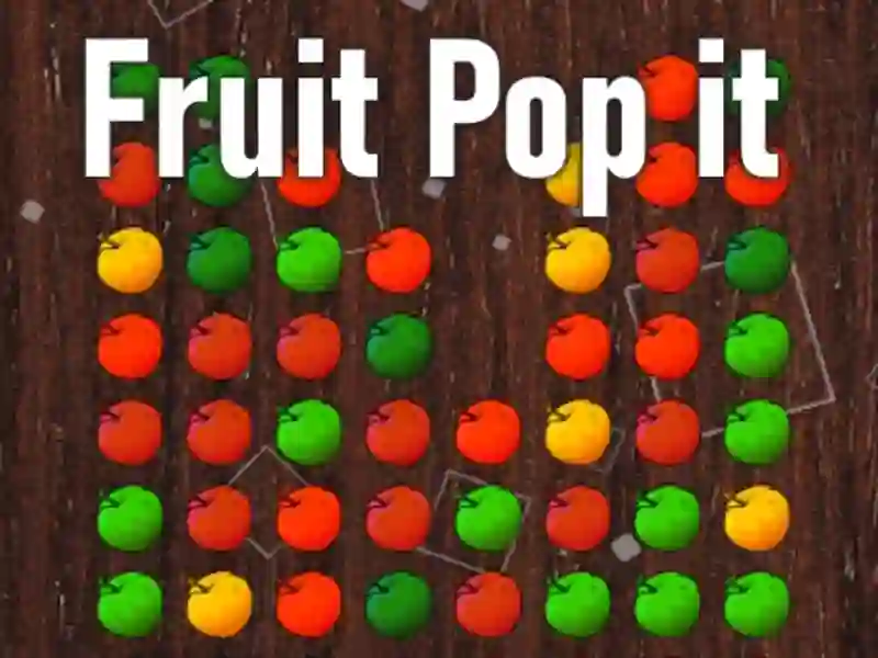 Fruit Pop it — free online game