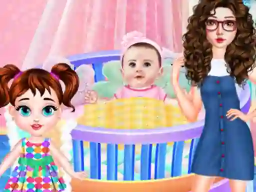 Baby Taylor A Day Like Babysitter — bezmaksas tiešsaistes spēle