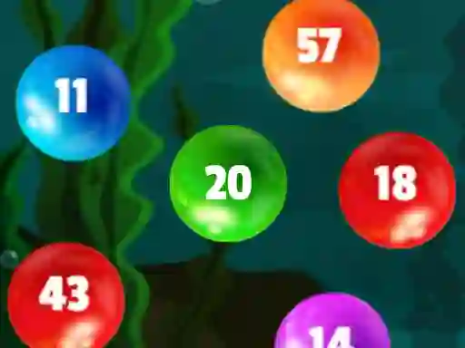 Гульня Num Bubbles Ordering онлайн