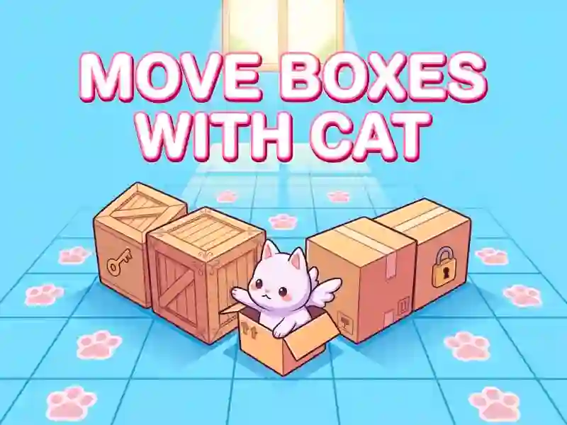 Move Boxes with Cat — free online game