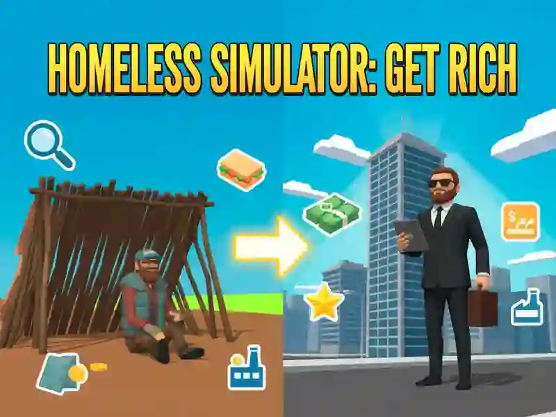 Homeless Simulator: Get Rich — free online game