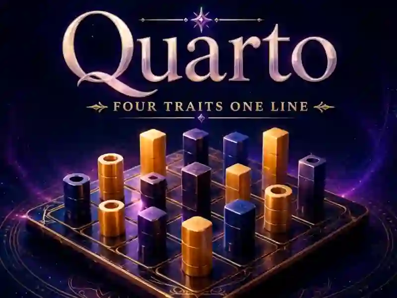 Quarto Four Traits One Line — free online game