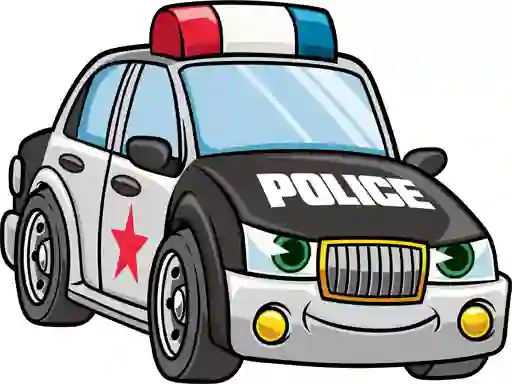 Cartoon Police Cars — free online game