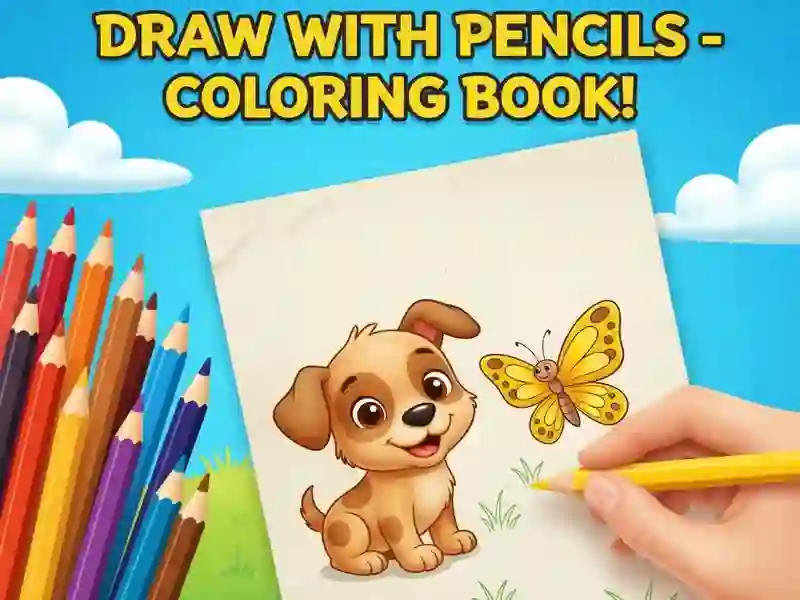 Draw with Pencils — Coloring Book! — free online game