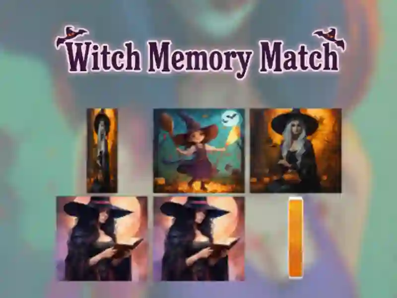 Witch Memory Match — free online game