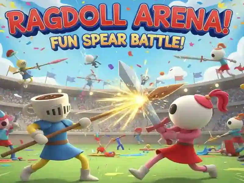Ragdoll Arena! Fun Spear Battle! — free online game