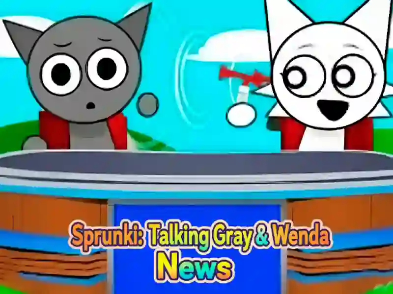 Jwèt Sprunki: Talking Gray & Wenda News sou entènèt
