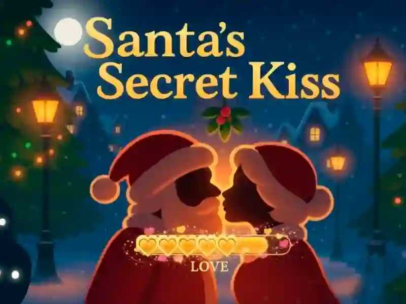 Santa's Secret Kiss — bezplatná online hra
