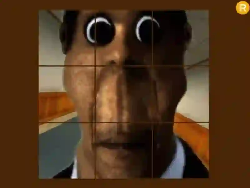 Obunga Nextbots Sliding Puzzle — free online game