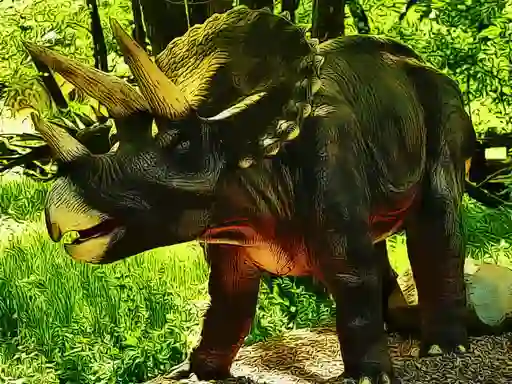Triceratops Dinosaur Puzzle — 無料オンラインゲーム