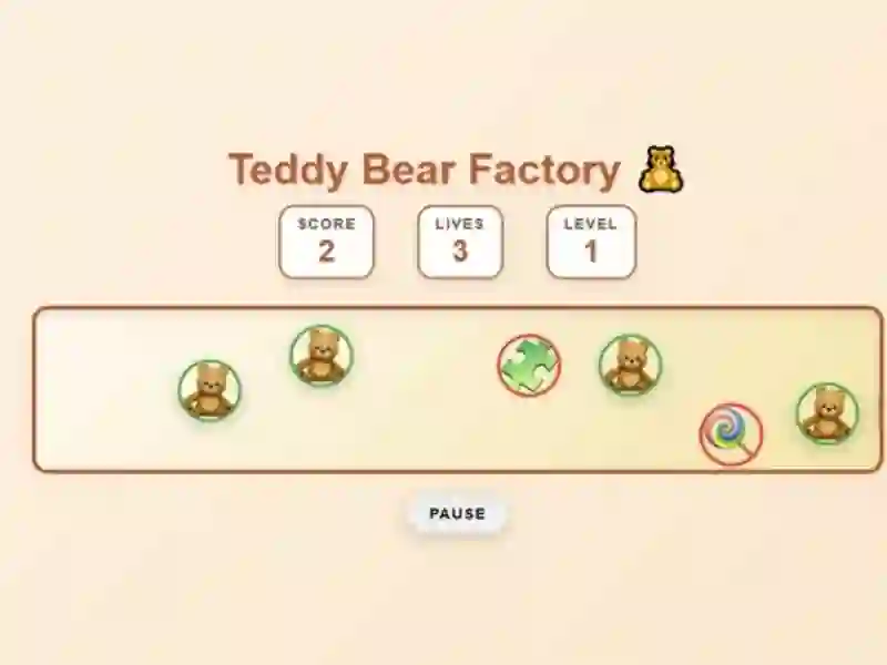 Teddy Bear Factory — free online game