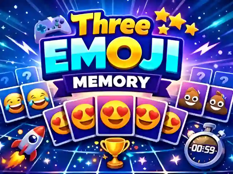 Three Emoji Memory — free online game