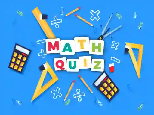 Math Quiz Game — free online game