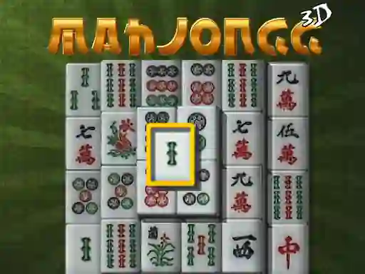 Mahjongg 3D — free online game