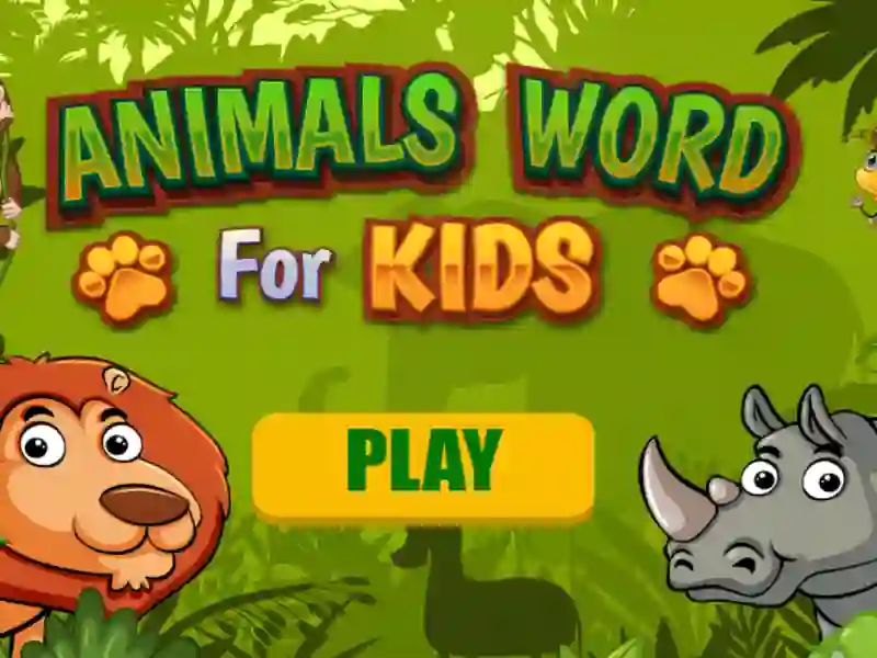 Word Animals For Kids — free online game