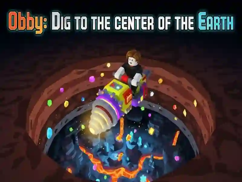 Obby: Dig to the center of the Earth — free online game