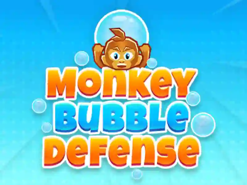 Monkey Bubble Defense — free online game