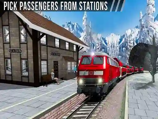 Uphill Station  Drive: Bullet Passenger Train Drive — free online game