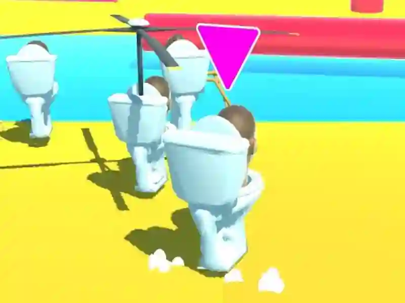 Игра Fall Skibidi Toilet онлайн