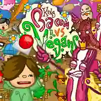 Laro King Bacon vs the Vegans online