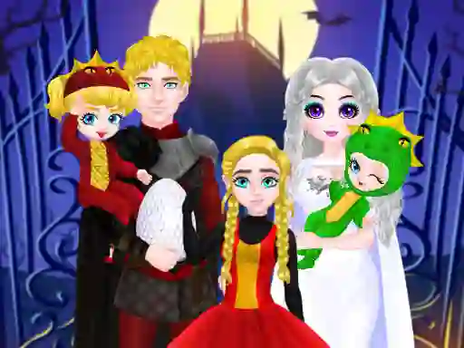 Princess Family Halloween Costume — free online game
