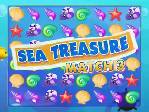 Sea Treasure Match 3 — bezmaksas tiešsaistes spēle