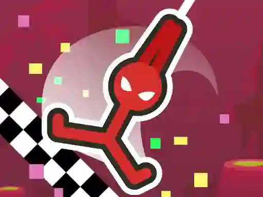 Гульня Super Stickman Hook онлайн