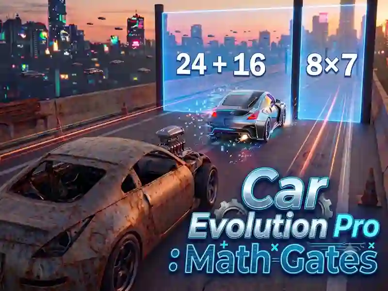 Car Evolution Pro : Math Gates — free online game