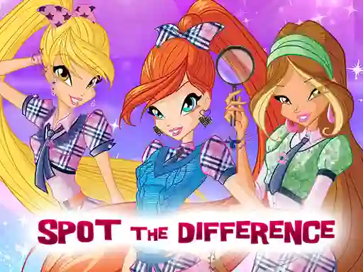 Winx Club Spot The Differences — free online game