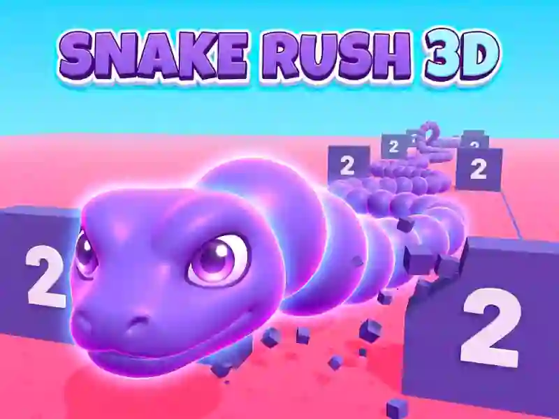 Snake Rush 3D — free online game