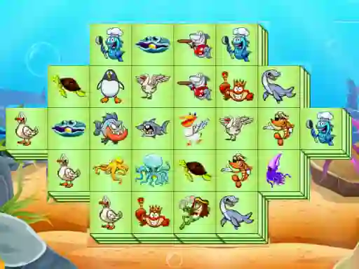 Aquatic triple mahjong — free online game