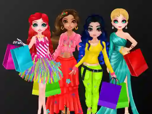 Cluiche Princesses Crazy About Black Friday ar líne