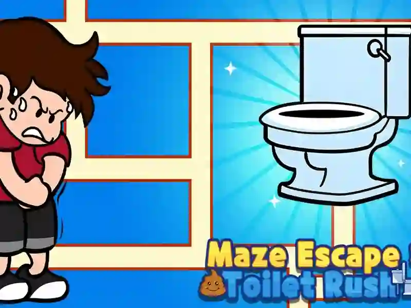 Maze Escape Toilet Rush — δωρεάν online παιχνίδι