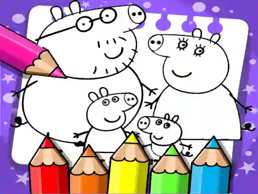 Peppa Pig Coloring Book — free online game