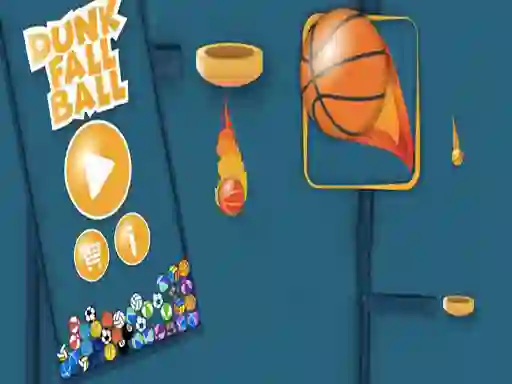 Dunk Fall Ball — 무료 온라인 게임