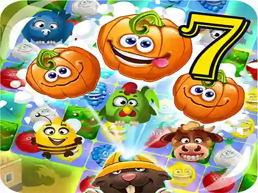 Funny Faces Match-3 7  — free online game