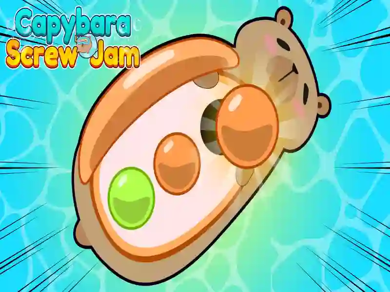 Capybara Screw Jam — free online game