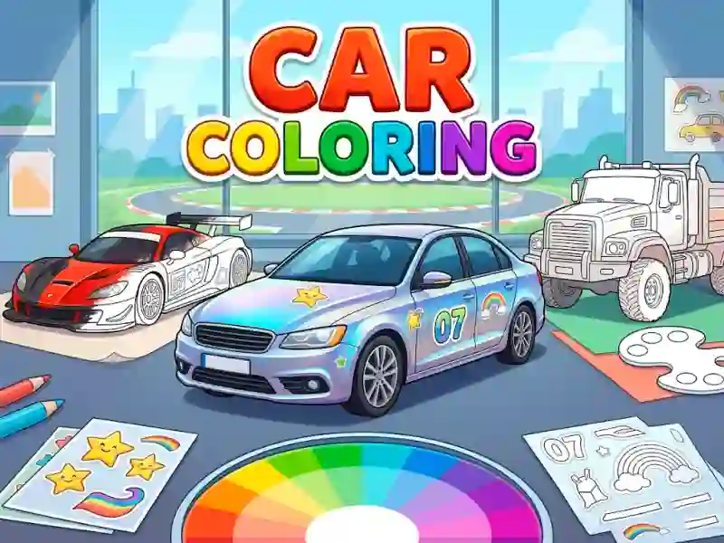 Car Coloring — free online game