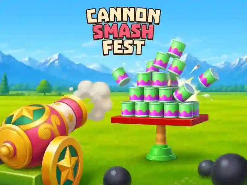 Gêm Cannon Smash Fest ar-lein