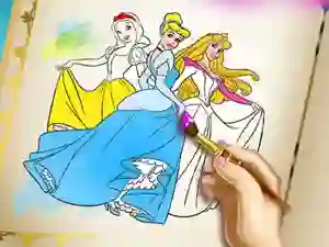 Princesses Coloring Book — free online game